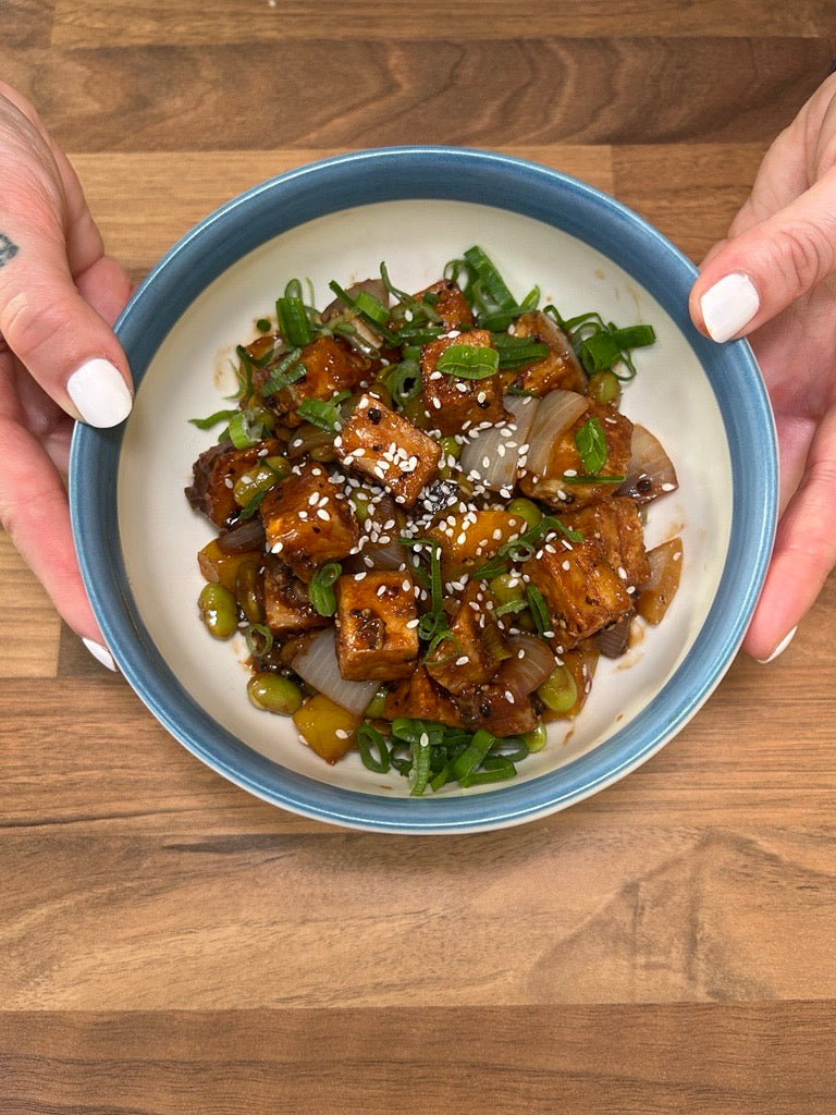 Black Pepper Tofu Bowl 
