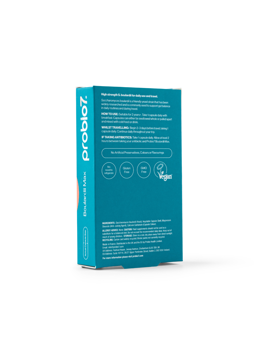 Don't forget to pack Probio7.