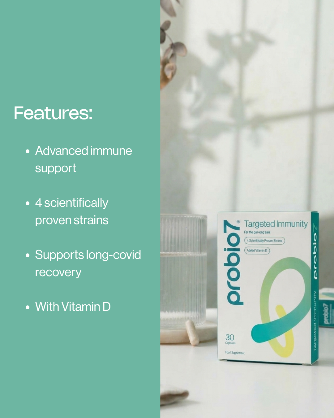 Targeted Immunity powered by AB21 formula | Gut-Lung axis & Immune Support